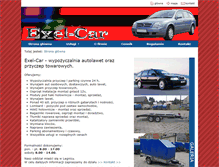 Tablet Screenshot of exel-car.com.pl